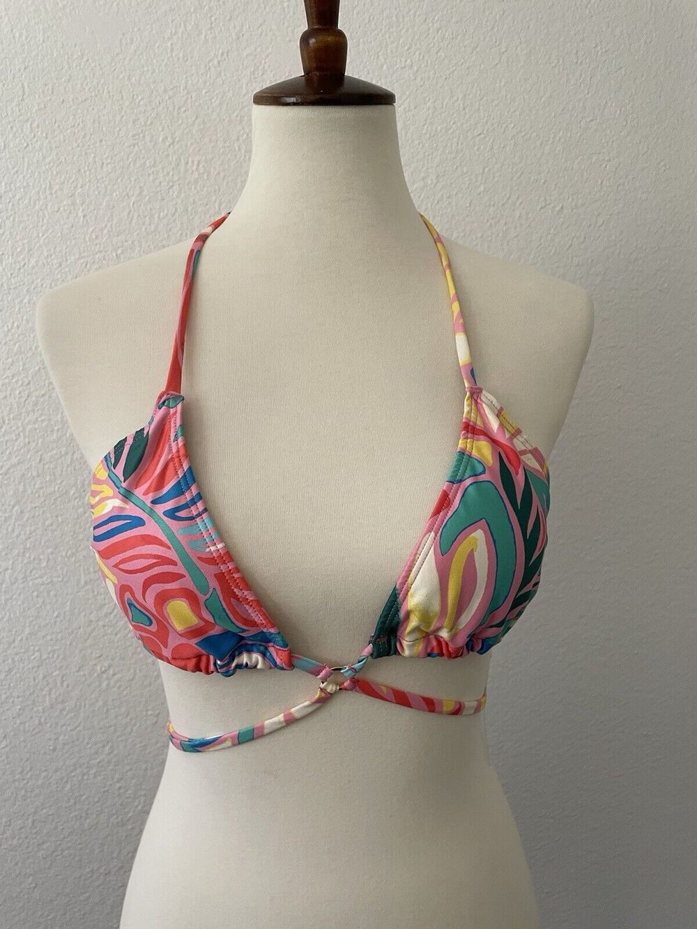 Kenny Flowers Swim Bikini Top Colombia Print Multicolor Swimwear